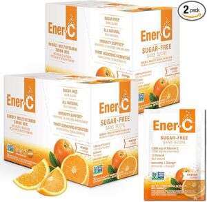 Ener-C Sugar Free Energy Orange Multivitamin Drink Mix